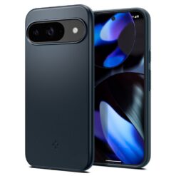 Kaitseümbris Thin Fit, Google Pixel 9 Pro / Pixel 9, sinakashall (Metal Slate), õhuke, Spigen