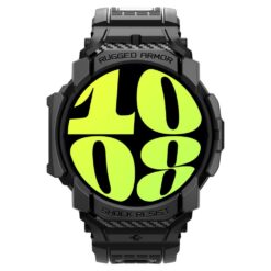 Kaitseümbris kellarihmaga Rugged Armor Pro, Samsung Galaxy Watch7 44mm, must, Spigen