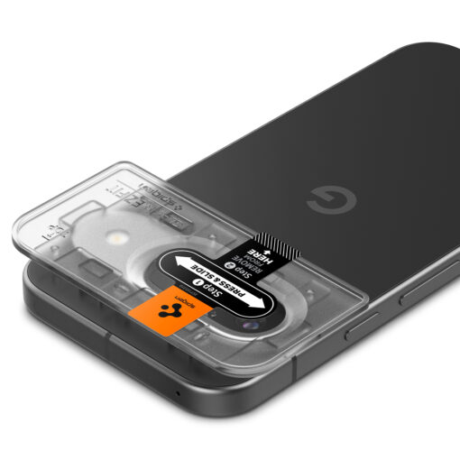 Tagakaamerate kaitseklaas EZ Fit Optik, Google Pixel 9, komplektis 2tk, läbipaistev, Spigen - Image 4