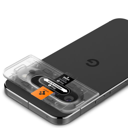 Tagakaamerate kaitseklaas EZ Fit Optik, Google Pixel 9 Pro, komplektis 2tk, läbipaistev, Spigen - Image 4