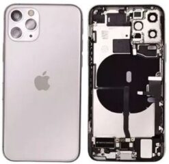 Battery cover iPhone 11 Pro Silver full with flex original (used Grade B)