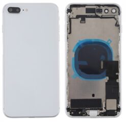 Battery cover iPhone 8 Plus Silver full with flex original (used Grade C)