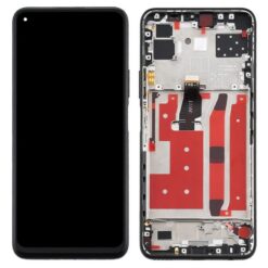 LCD screen Huawei P40 Lite 5G with touch screen with frame Black ORG