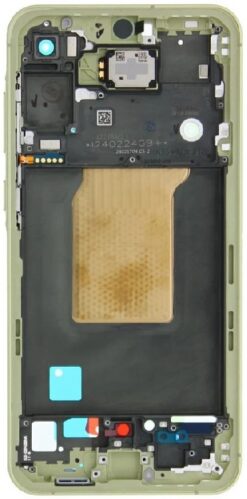 LCD screen Samsung A556 A55 5G with touch screen and frame Awesome Lemon original (service pack)