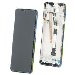 LCD screen Xiaomi Poco X3 Pro/X3/X3 NFC with touch screen with frame Frost Blue original (service pack)