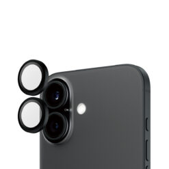 Tagakaamerate kaitseklaasid Hoops, Apple iPhone 16 / 16 Plus, must, PanzerGlass