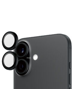 Tagakaamerate kaitseklaasid Hoops, Apple iPhone 16 / 16 Plus, must, PanzerGlass