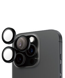 Tagakaamerate kaitseklaasid Hoops, Apple iPhone 16 Pro / 16 Pro Max, must, PanzerGlass