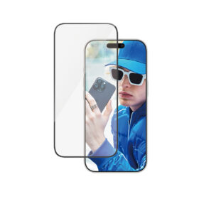 Kaitseklaas Apple iPhone 16 Pro, musta äärega, Ultra-Wide Fit, PanzerGlass