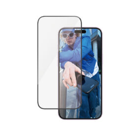 Kaitseklaas Apple iPhone 16 Plus, musta äärega, Ultra-Wide Fit, PanzerGlass