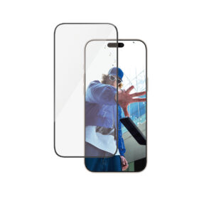 Kaitseklaas Apple iPhone 16 Pro Max, musta äärega, Ultra-Wide Fit, PanzerGlass