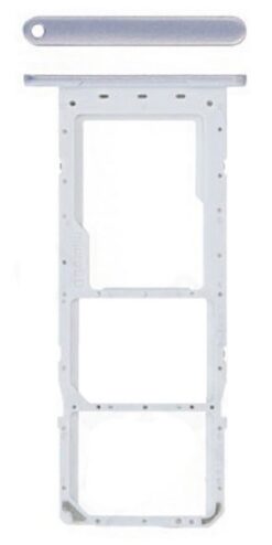 SIM card holder Samsung A14 4G A145 Silver original (service pack)