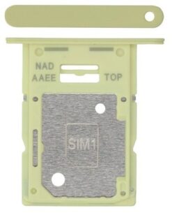 SIM card holder Samsung A155 A15 4G Yellow original (service pack)
