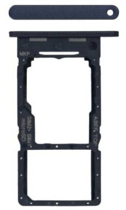 SIM card holder Samsung A256 A25 5G Brave Black original (service pack)