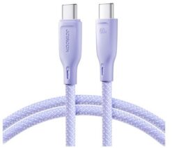 USB cable JOYROOM (S-A34) "USB-C (Type-C) to USB-C (Type-C)" (60W 1m) purple