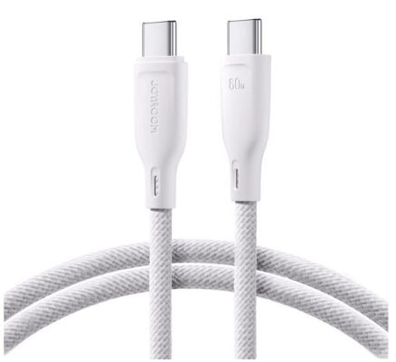 USB cable JOYROOM (S-A34) "USB-C (Type-C) to USB-C (Type-C)" (60W 1m) white