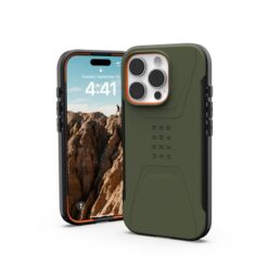 Kaitseümbris Civilian, Apple iPhone 16 Pro, oliivroheline, MagSafe, Urban Armor Gear (UAG)