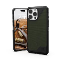 Kaitseümbris Metropolis LT, Apple iPhone 16 Pro Max, Kevlar oliivroheline, MagSafe, Urban Armor Gear (UAG)