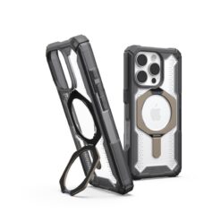 Kaitseümbris Plasma XTE, Apple iPhone 16 Pro, hall/titaan, MagSafe, tugijalaga, Urban Armor Gear (UAG)