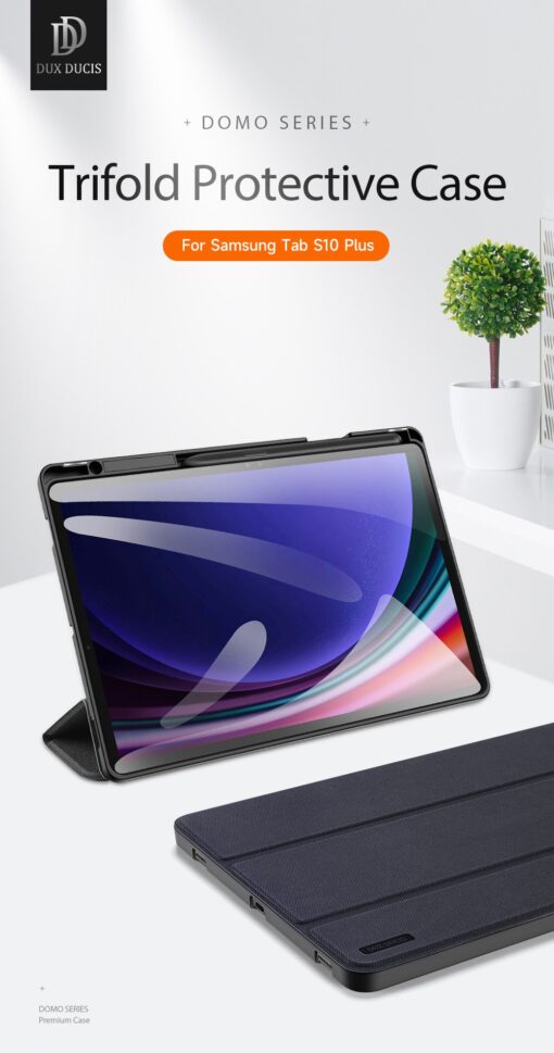 Telefoniümbris Dux Ducis Domo Samsung X820 Tab S10 Plus/X610/X616 Tab S9 FE Plus tumesinine - Image 4