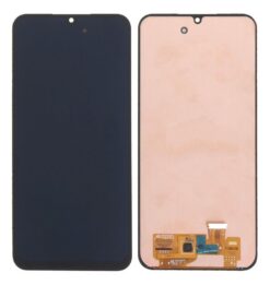LCD ekraan Samsung A256 A25 5G puutetundliku ekraaniga must OLED (real size)