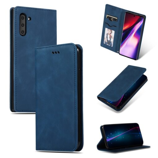 Telefoniümbris Business Style Xiaomi Redmi Note 14 5G tumesinine