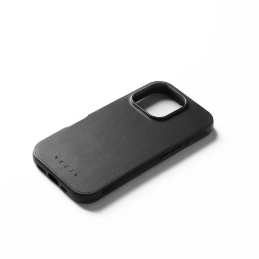 Kaitseümbris Shield Case, Apple iPhone 16 Pro, must, MagSafe, naturaalsest nahast tagaküljega, Mujjo - Image 3
