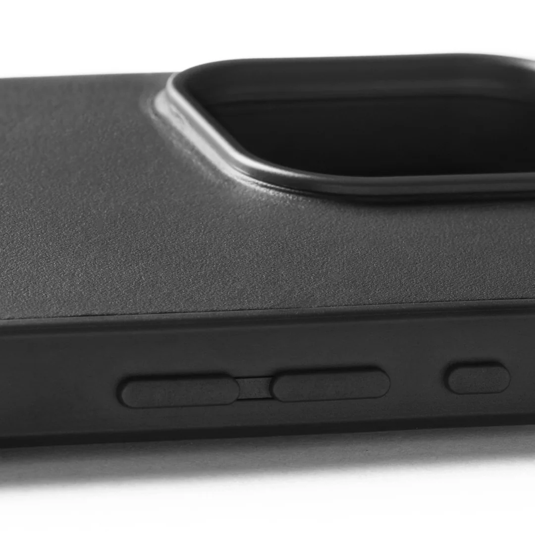 Kaitseümbris Shield Case, Apple iPhone 16 Pro, must, MagSafe, naturaalsest nahast tagaküljega, Mujjo - Image 7