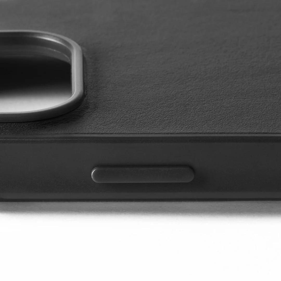 Kaitseümbris Shield Case, Apple iPhone 16 Pro, must, MagSafe, naturaalsest nahast tagaküljega, Mujjo - Image 8