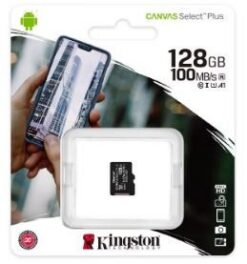 Memory card Kingston Canvas Select Plus MicroSD 128GB (class10 UHS-I 100MB/S)