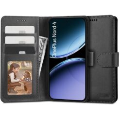 Kaitseümbris kaanega Wallet, OnePlus Nord 4, must, Tech-Protect