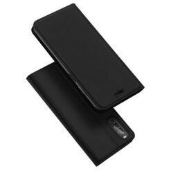Kaitseümbris kaanega Skin Pro, Sony Xperia 10 II, must, Dux Ducis