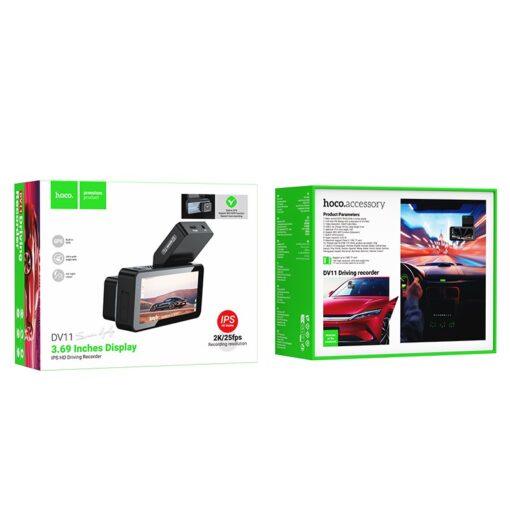 Videosalvesti Hoco DV11 2K GPS Driving Recorder - Image 5