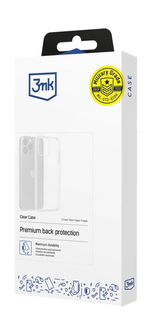 Telefoniümbris 3mk Clear Case 1,2mm Samsung A165 A16 4G/A166 A16 5G