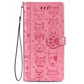 Telefoniümbris Cat-Dog Samsung A566 A56 5G roosa