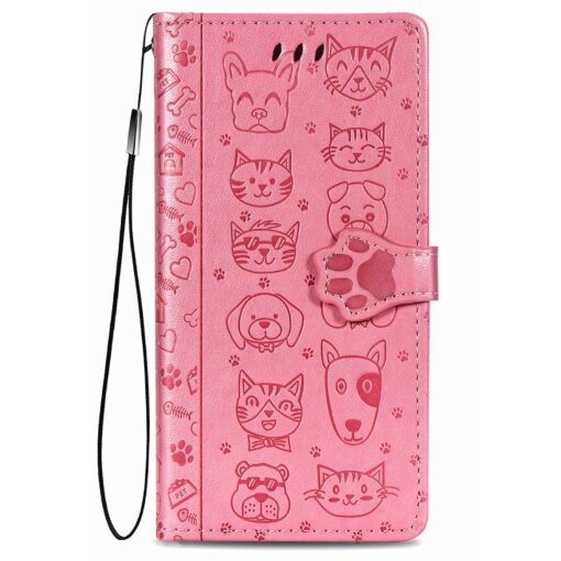 Telefoniümbris Cat-Dog Samsung A566 A56 5G roosa