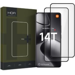 LCD kaitsev karastatud klaas Hofi Glass Pro+ 2-Pack Xiaomi 14T/14T Pro must