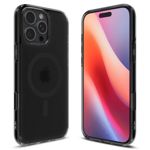 Kaitseümbris Ultra Hybrid T (MagFit + Camera Control), Apple iPhone 16 Pro Max, tume läbipaistev tumehalli MagSafe ringiga, kaamera nupuga, Spigen - Image 7