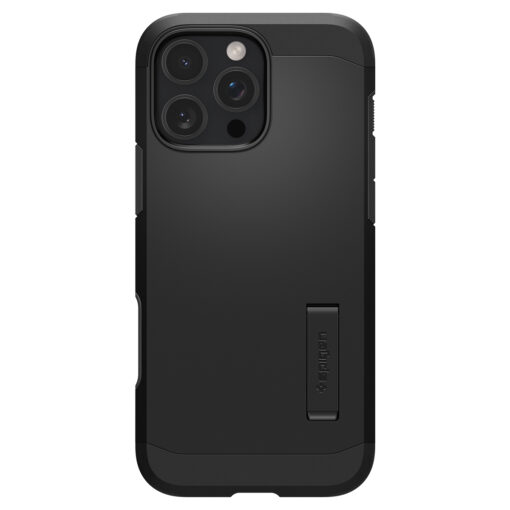 Kaitseümbris Tough Armor T (MagFit + Camera Control), Apple iPhone 16 Pro, must, tugijalaga, MagSafe, kaamera nupuga, Spigen - Image 3