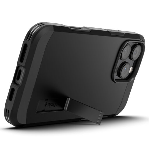 Kaitseümbris Tough Armor T (MagFit + Camera Control), Apple iPhone 16 Pro, must, tugijalaga, MagSafe, kaamera nupuga, Spigen - Image 7