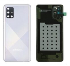 Back cover for Samsung A715 A71 2020 silver Prism Crush Silver original (used Grade C)