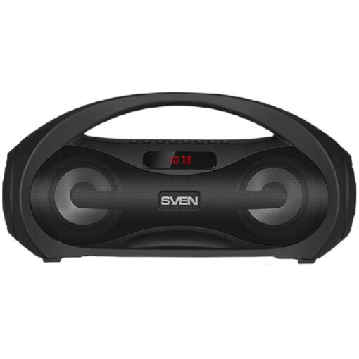 Bluetooth portable speaker Sven (PS-425) (12W, LED, FM) black