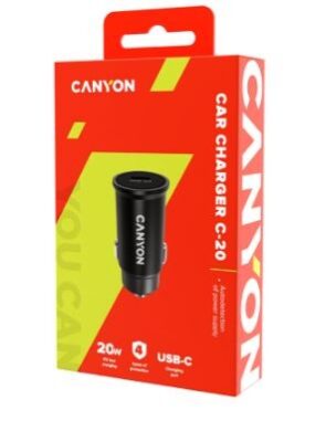 Car charger  CANYON (CNS-CCA20B) black