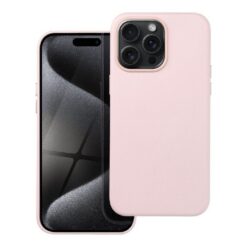 Case Leather Mag Cover (MagSafe) for iPhone 15 Pro pink