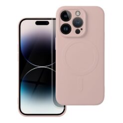 Case Silicone Mag Cover (big hole) (MagSafe) for iPhone 16 Plus pink