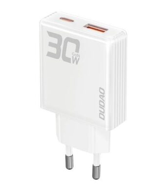 Charger Dudao (A30EU) (1xUSB-C; 1xUSB 30W) white