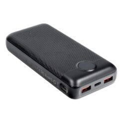 External battery POWER BANK POWER BANK VEGER (L20S) 20000mAh (2xUSB; 1xType-C; QC3.0 20W) black