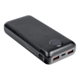 External battery POWER BANK POWER BANK VEGER (L20S) 20000mAh (2xUSB; 1xType-C; QC3.0 20W) black