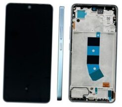 LCD screen Xiaomi Redmi Note 13 4G with touch screen with frame Ice Blue original (service pack)