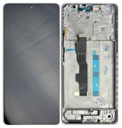 LCD screen Xiaomi Redmi Note 13 5G with touch screen with frame Arctic White original (service pack)